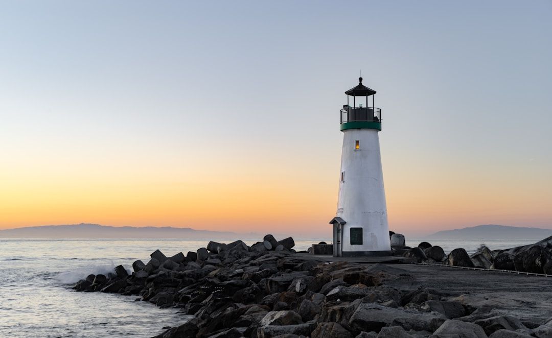 Lighthouse at sunset