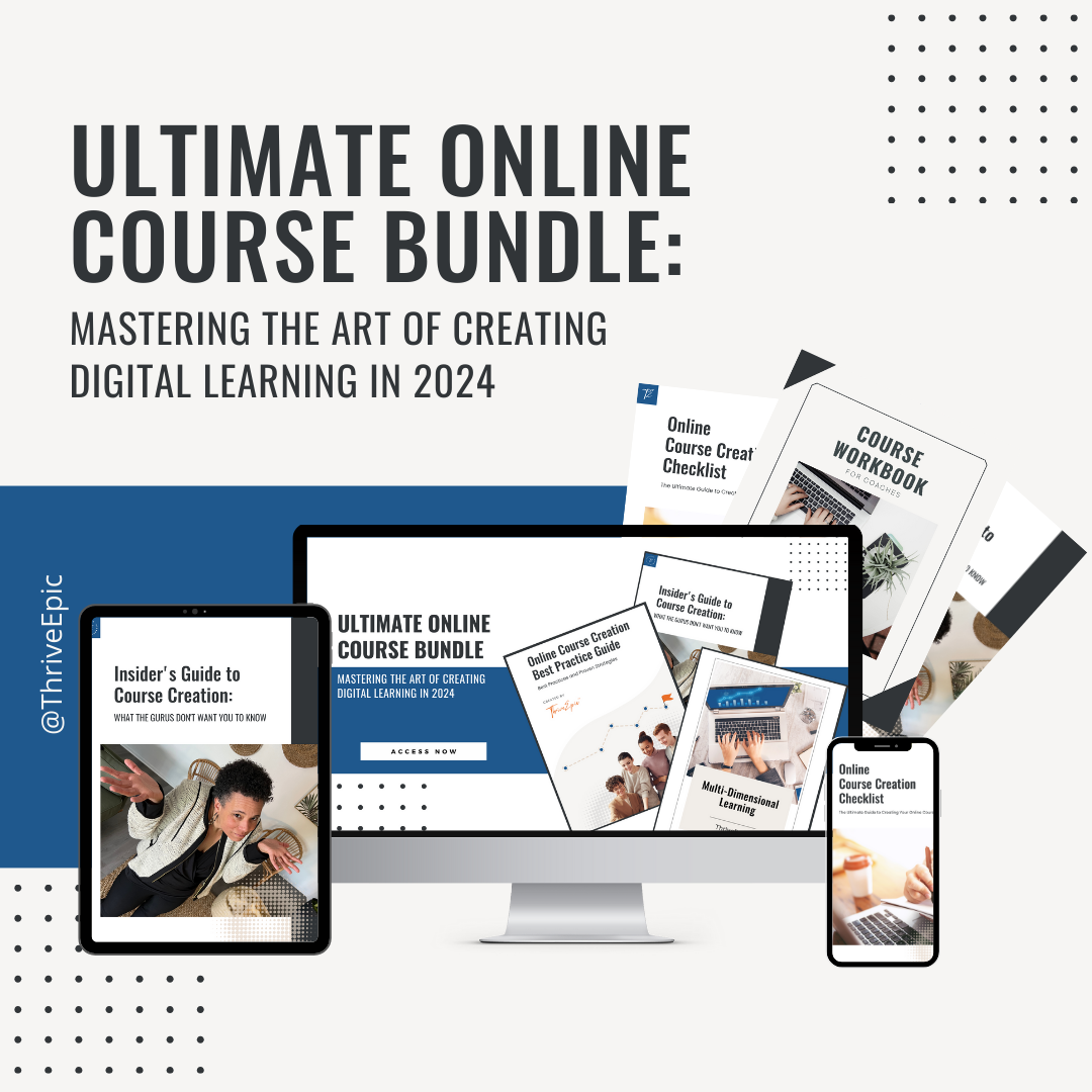 graphic of the ultimate online course bundle