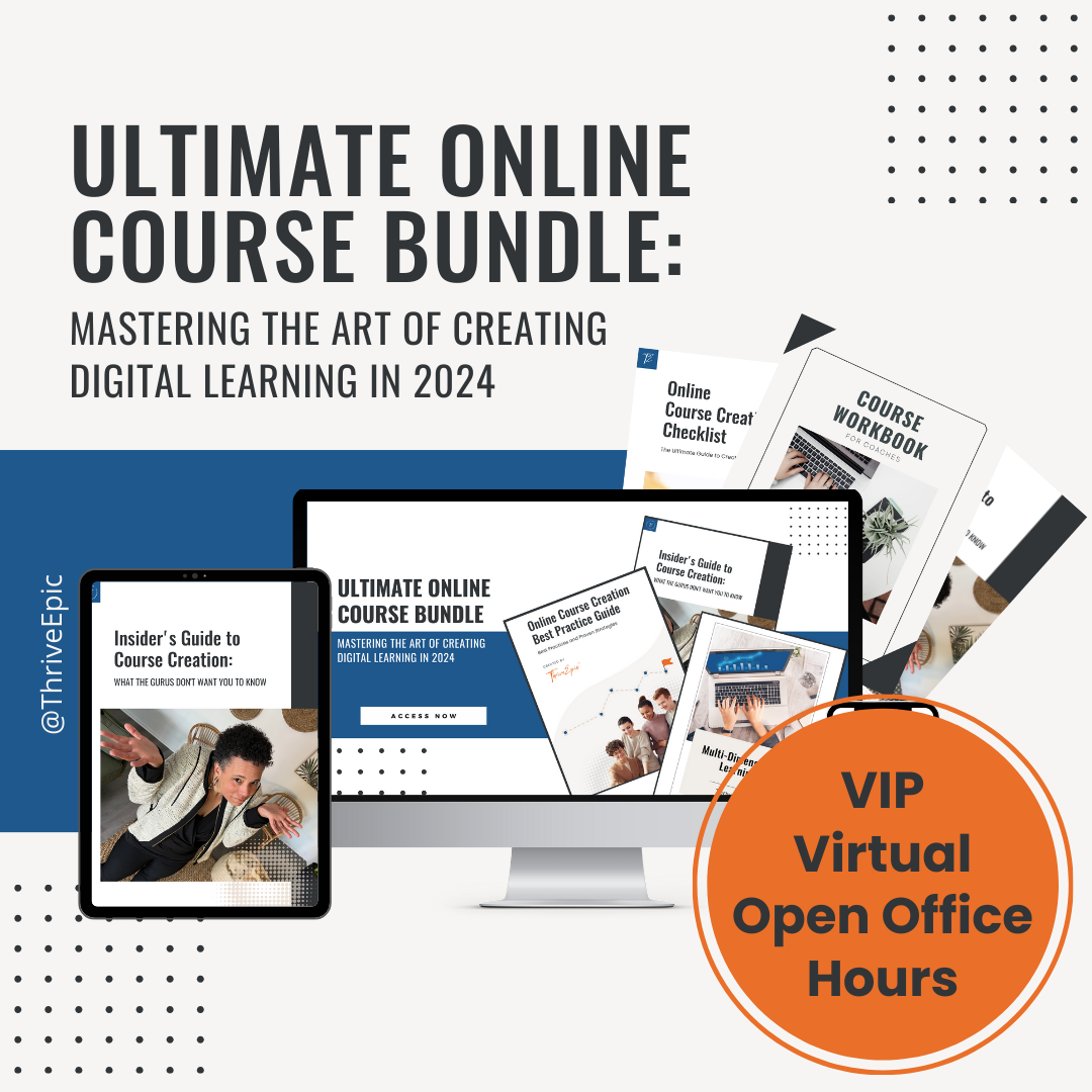 graphic of the ultimate online course bundle