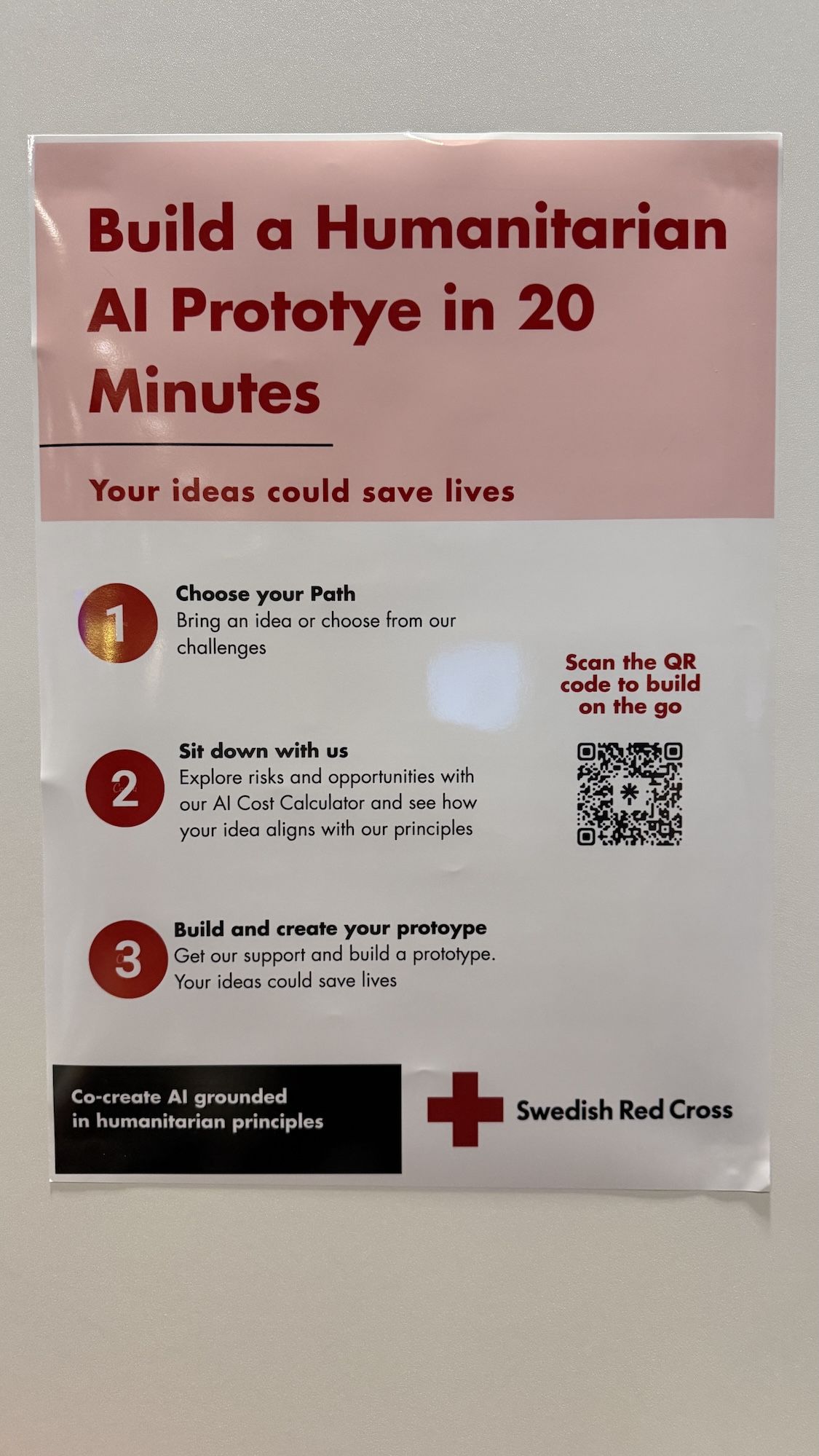 Swedish Red Cross Build a Humanitarian AI Prototype in 20 minutes