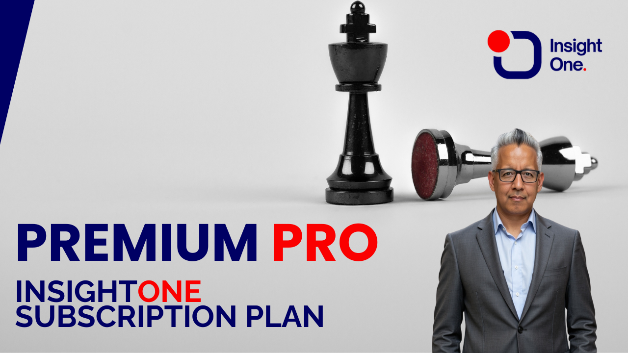InsightOne Premium Pro subscription plan - £19.99 per month