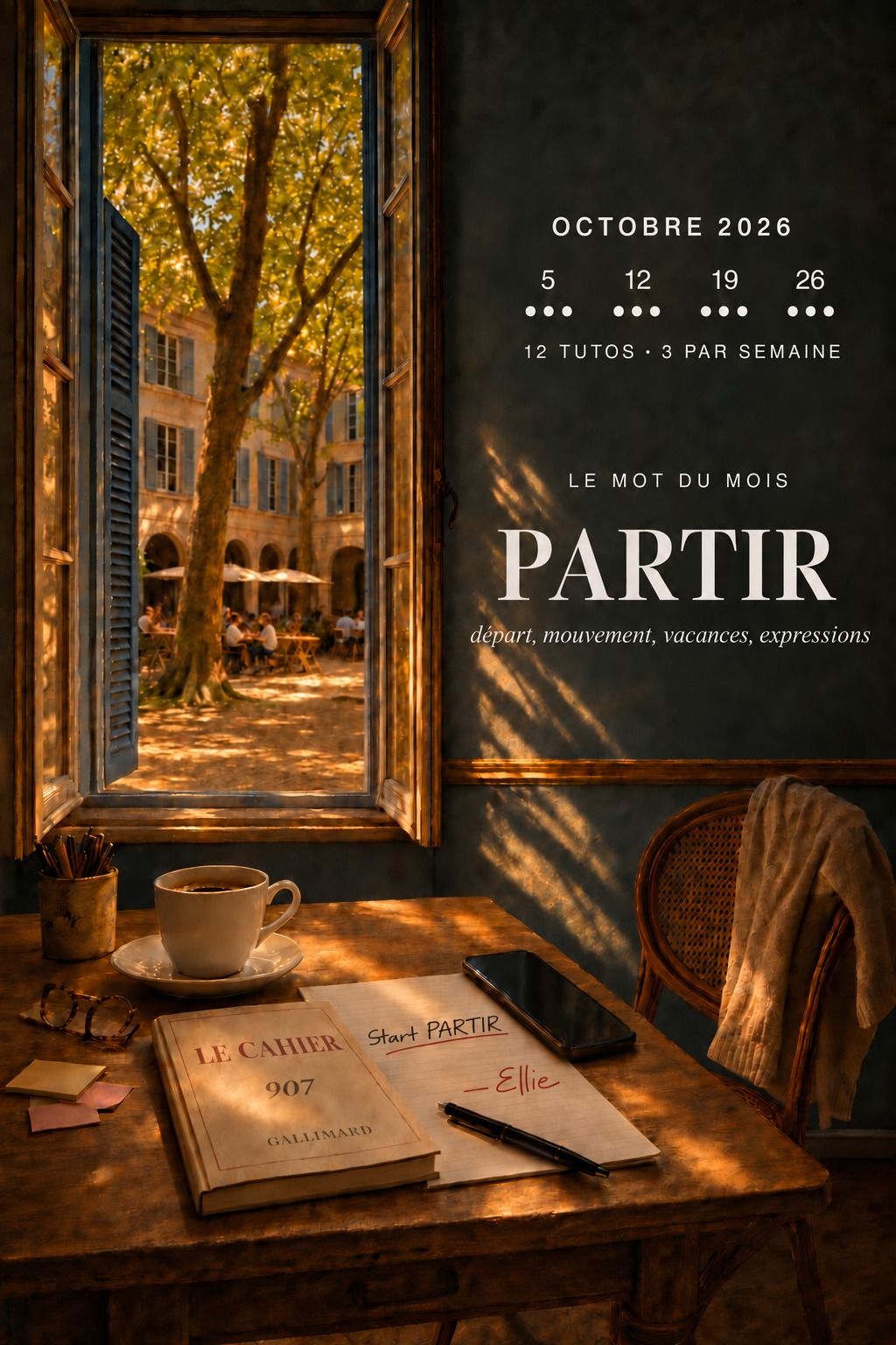 Partir the word of the month