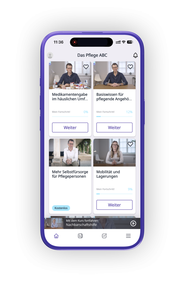 Pfflege ABC App Mockup