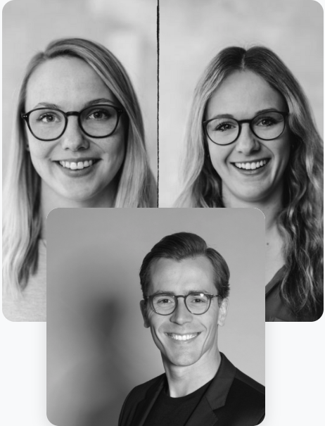 Dr. Johannes Wimmer, Isabell Jungesblut und Thea Regenberg, Pflege ABC