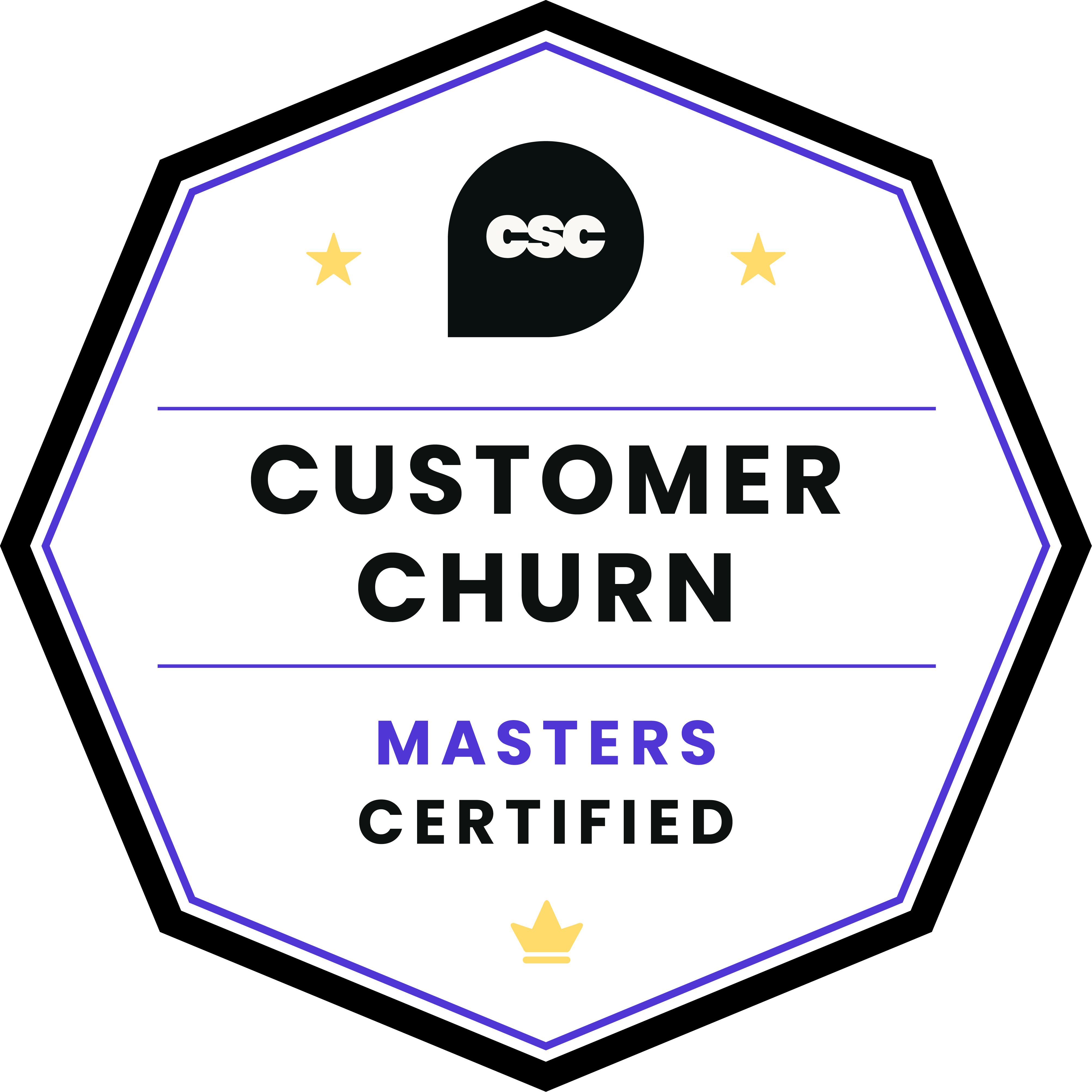 Customer Churn Certified | Masters badge