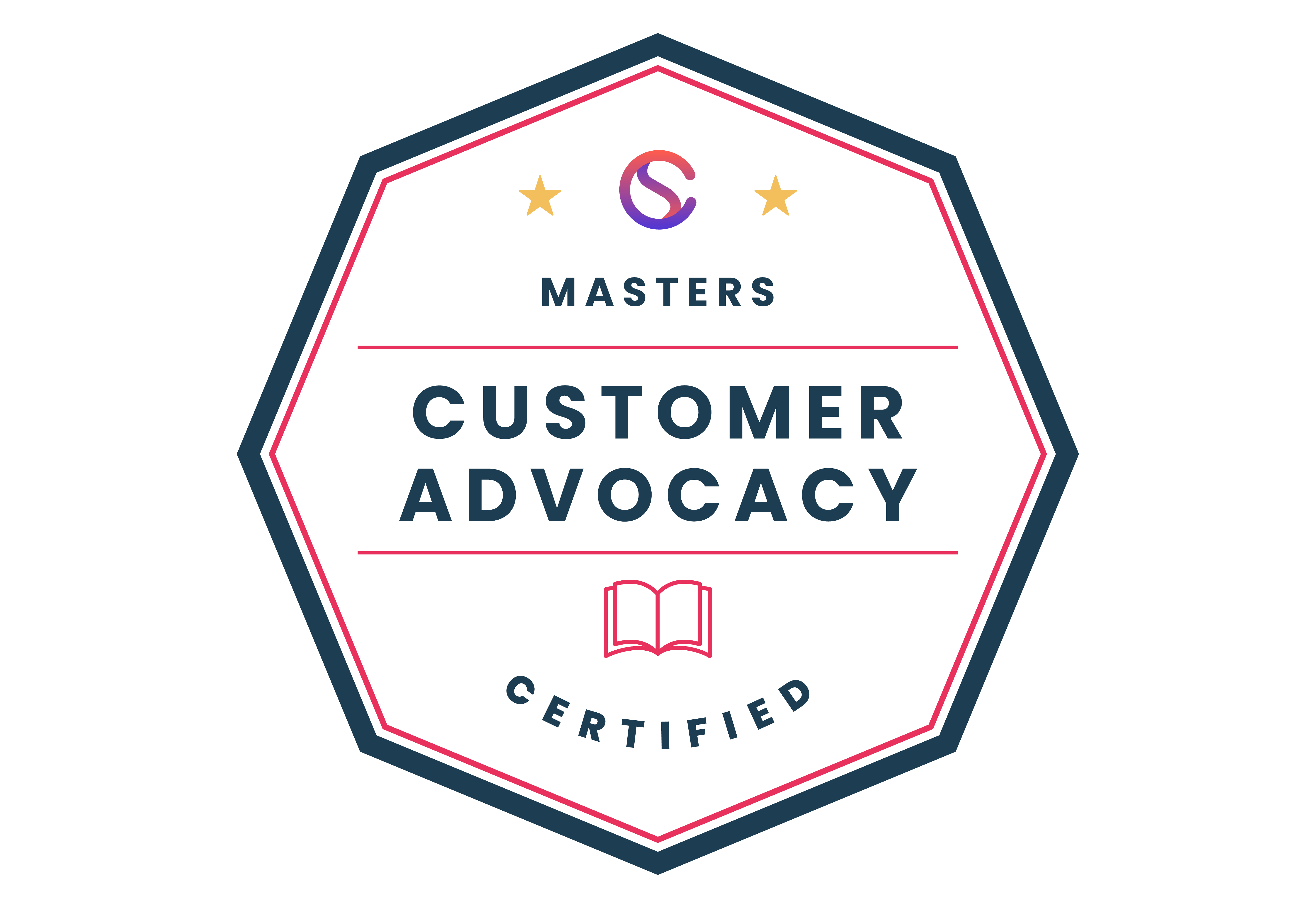 Customer Advocacy Certified | Masters badge