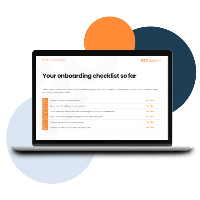 Onboarding checklist