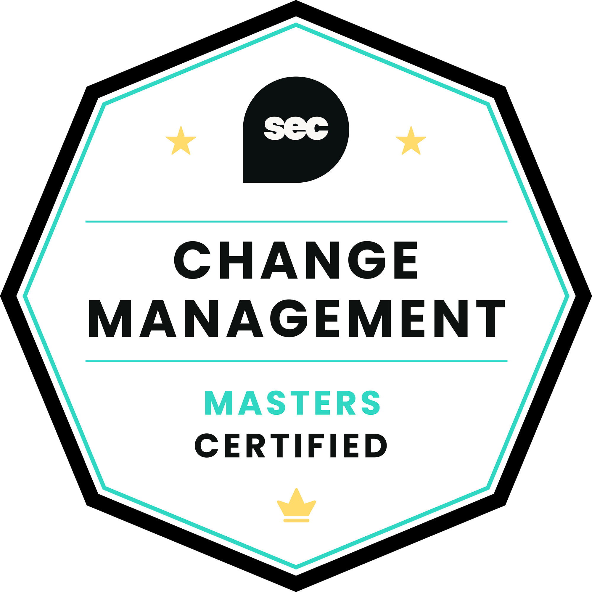 Change Management Certified | Masters badge