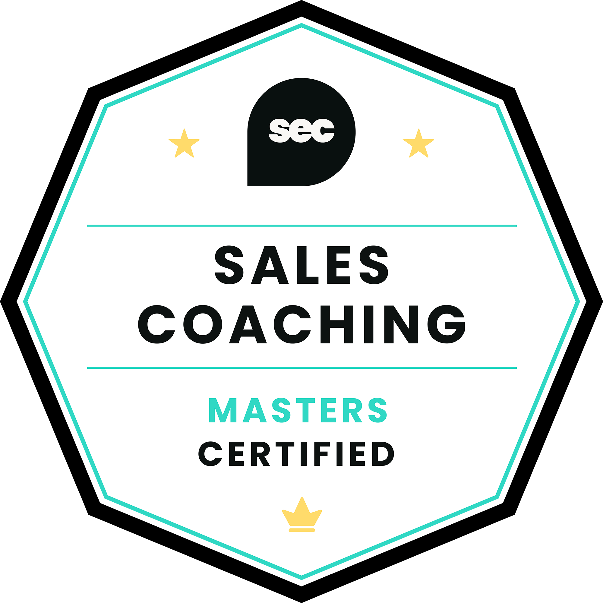 Sales Coaching Certified | Masters badge