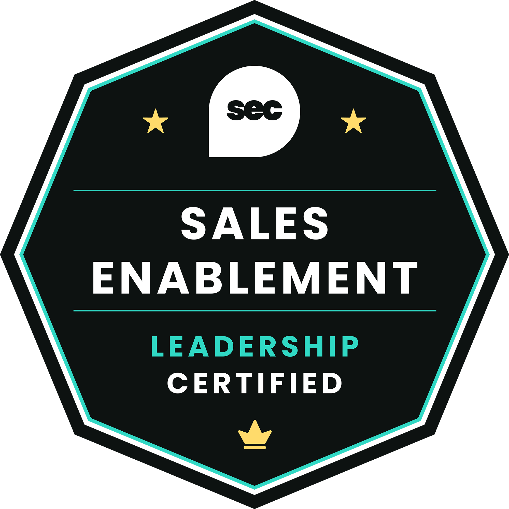 Sales Enablement Certified | Leadership badge