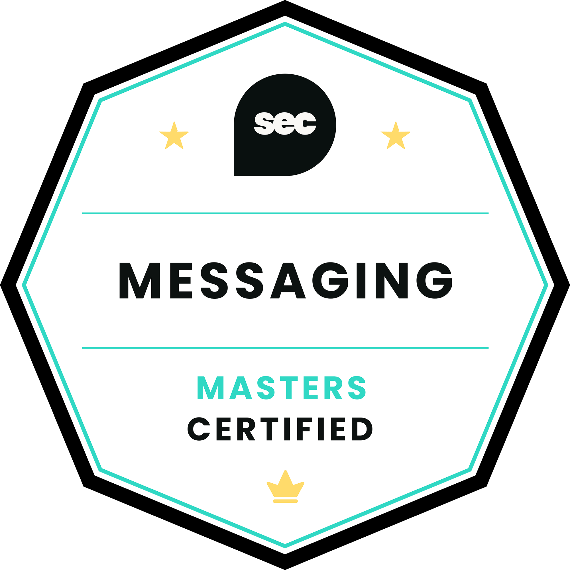 SEC | Messaging Certified | Masters badge