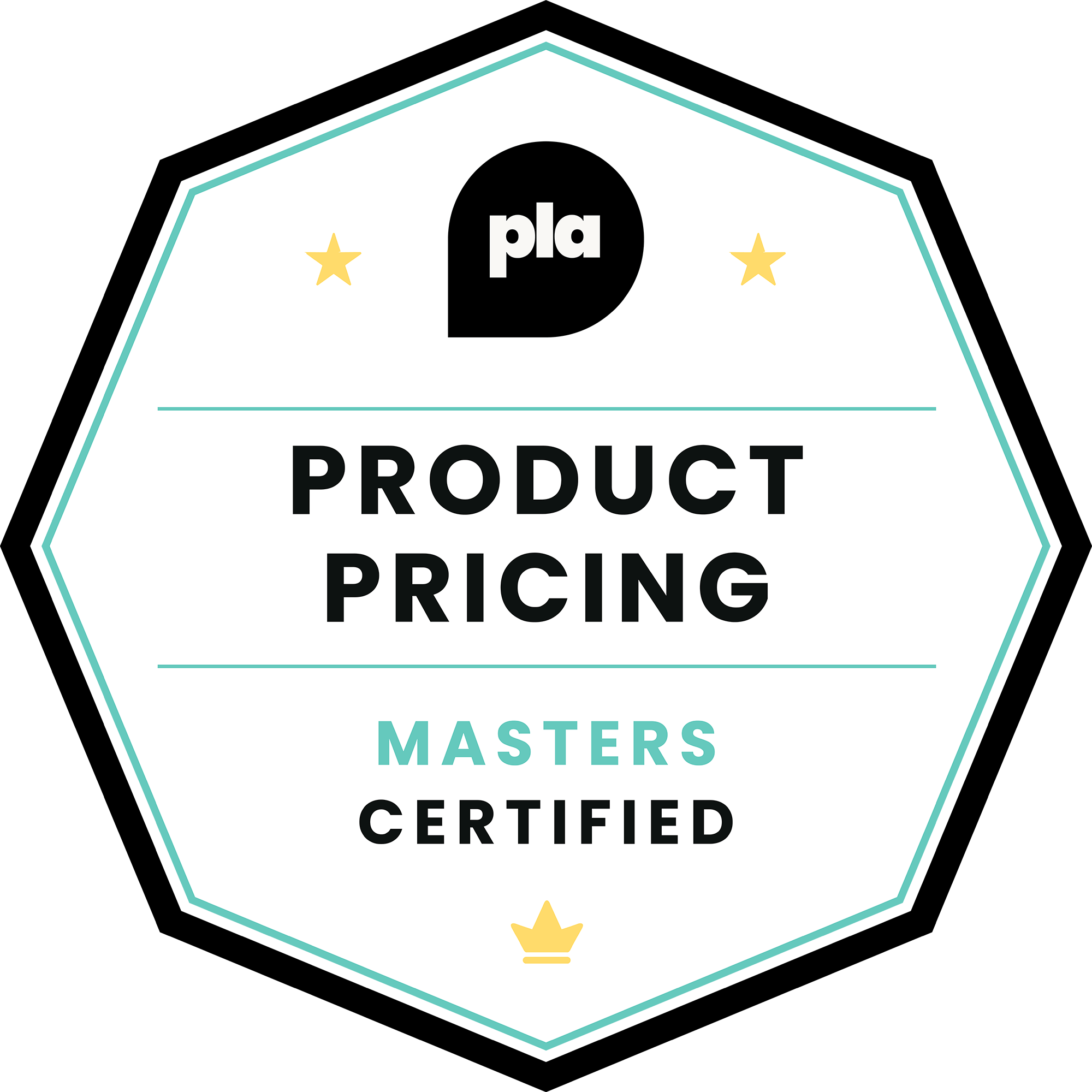 Product Pricing Certified | Masters badge