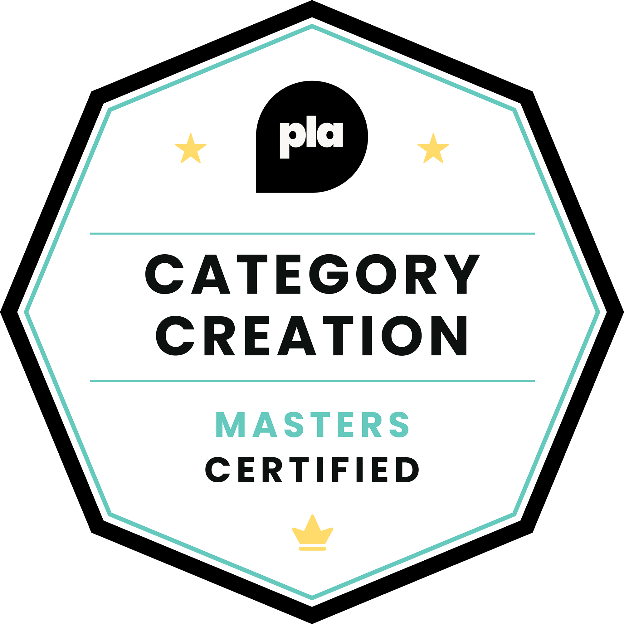 Category Creation Certified | Masters badge