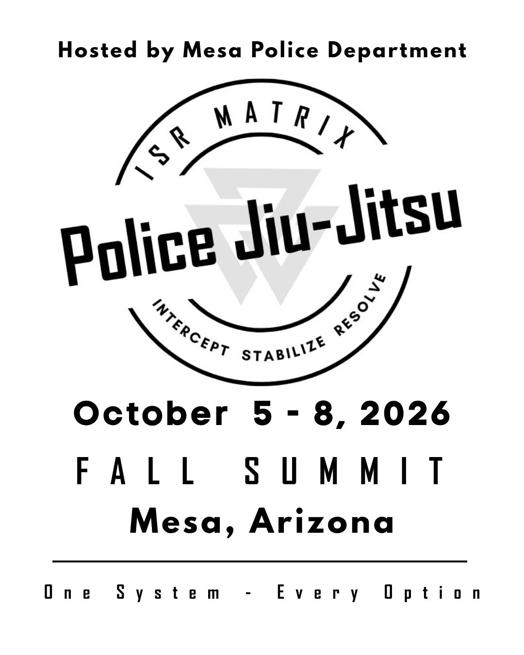 Police Jiu-Jitsu Course Training Summit in Mesa, Arizona - Defensive Tactics for Law Enforcement