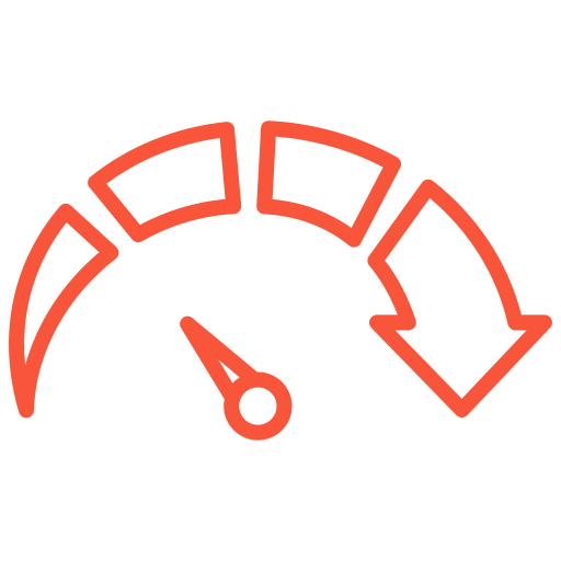 Icon representing adjustable video playback speed to help learners master French sounds and improve comprehension.