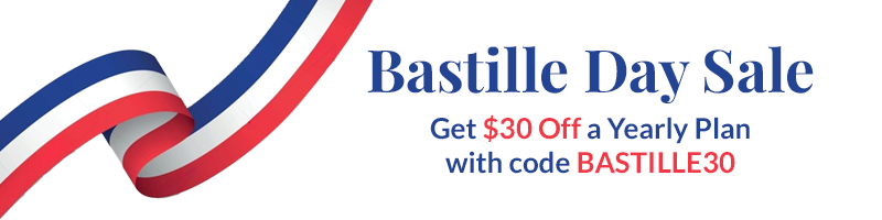 Bastille Day Sale