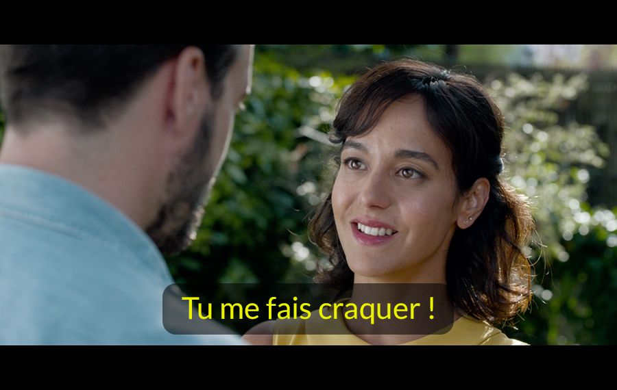 Screenshot of a French film with subtitles