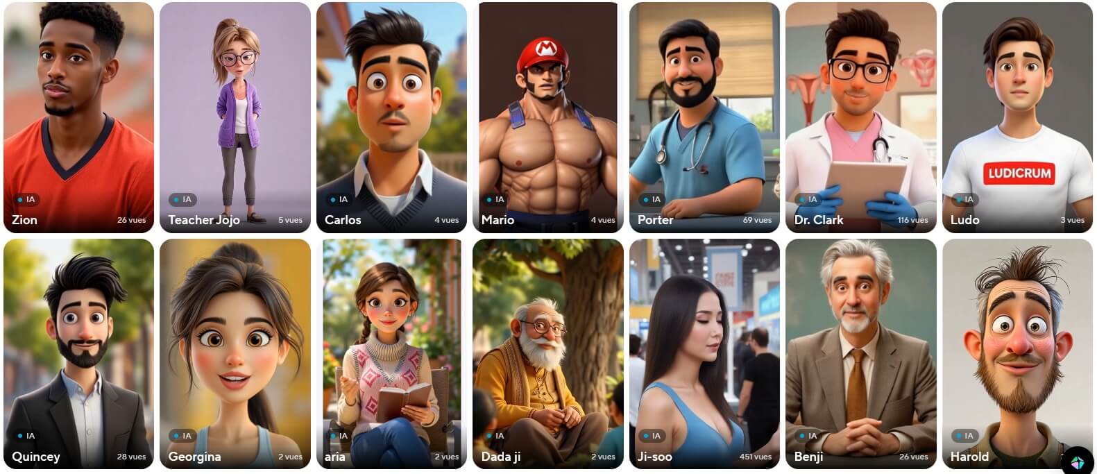 Avatars virtuels