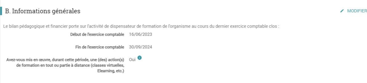 BPF informations générales