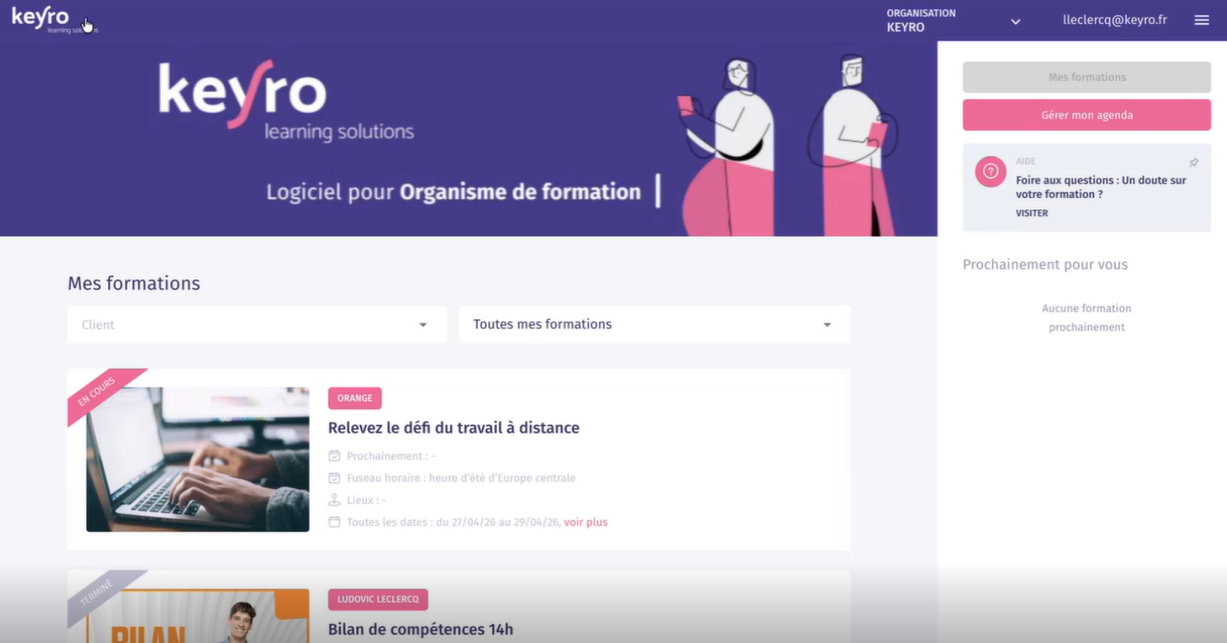 Keyro modèle