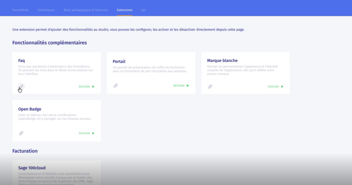 KEYRO Fonctionnalités complémentaires
