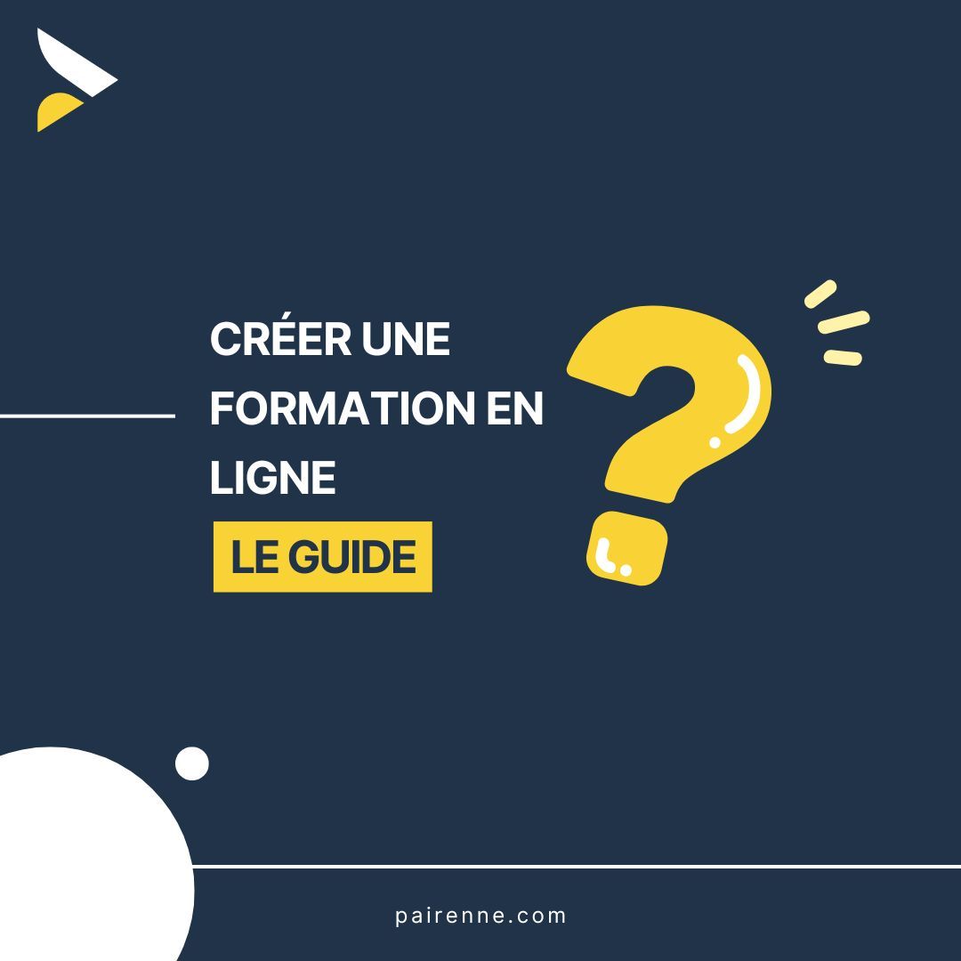 Créer une formation en ligne