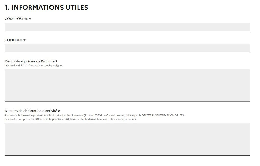 Organisme formation exoneration TVA