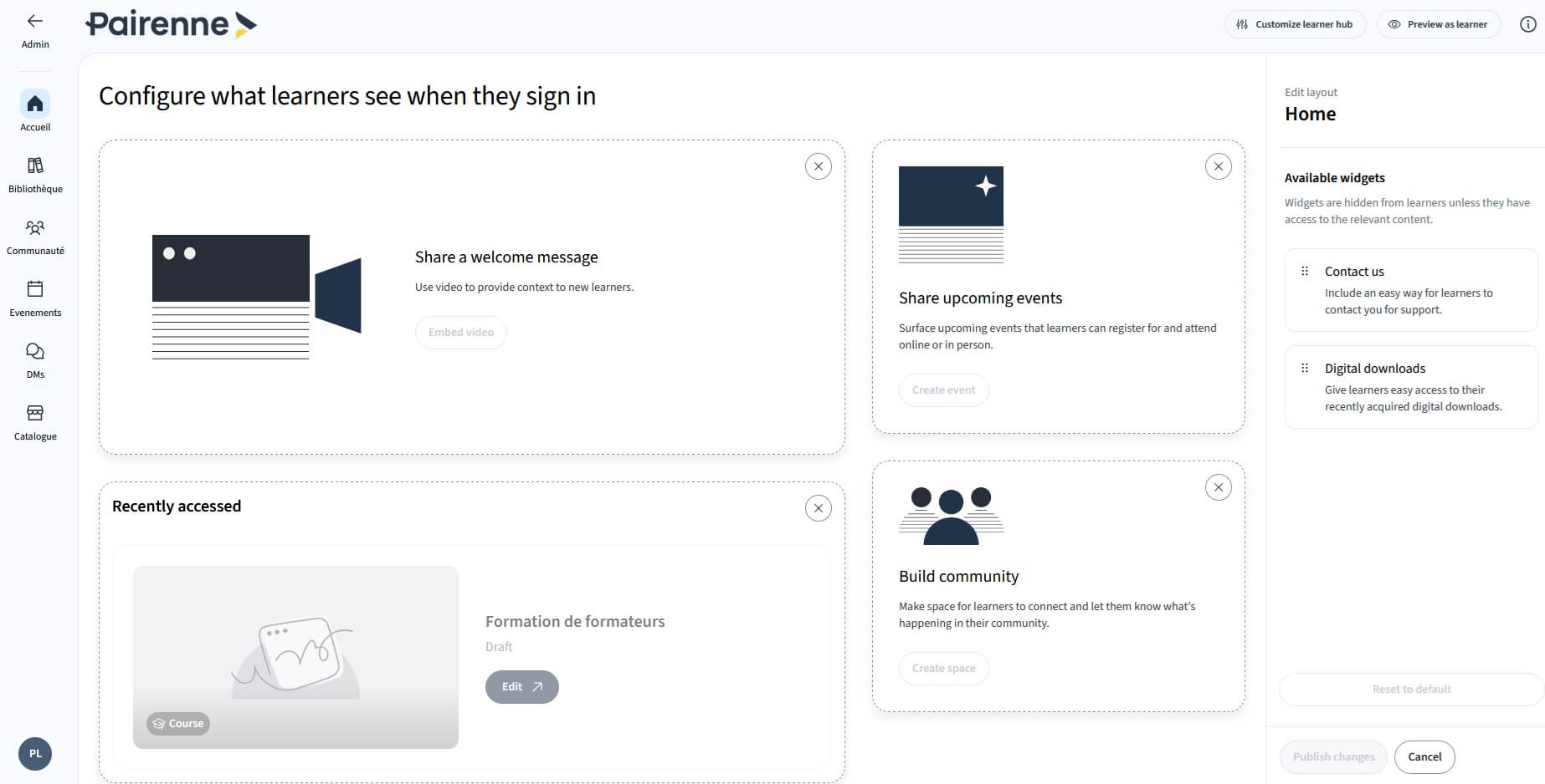 Thinkific Learner Hub