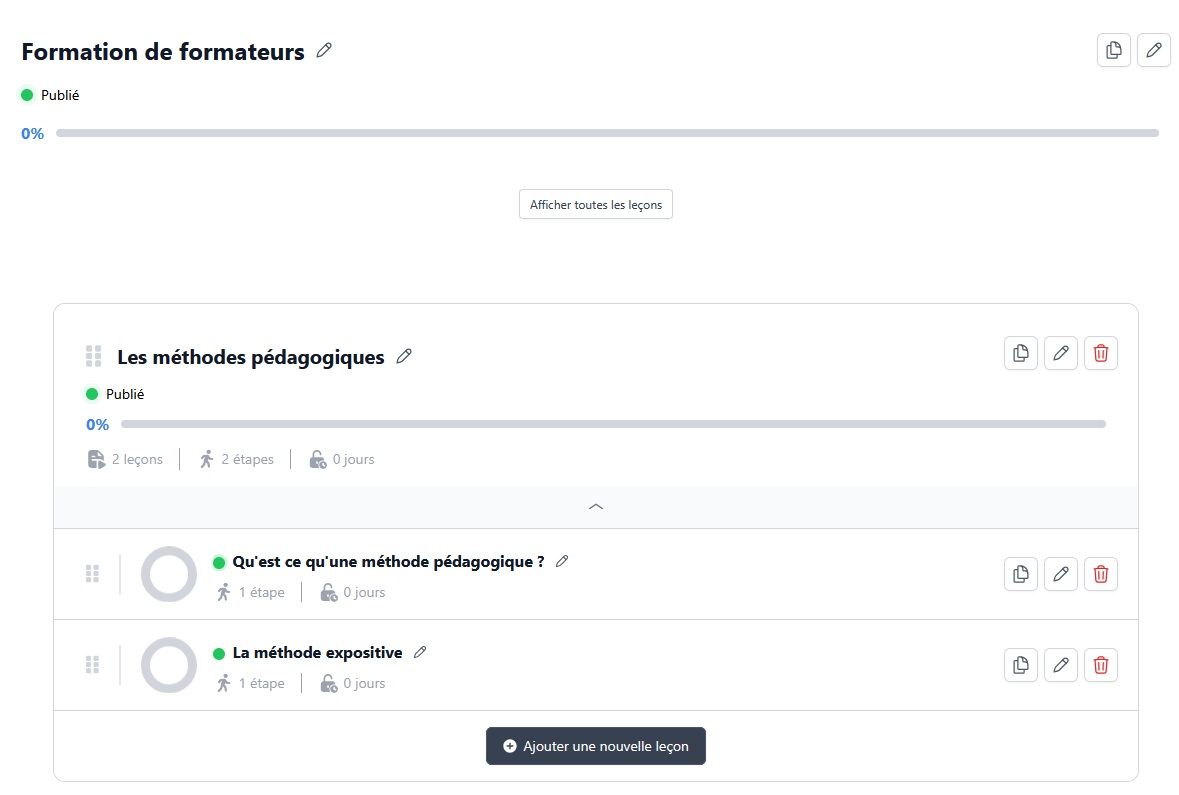 Schoolmaker - editeur de formation