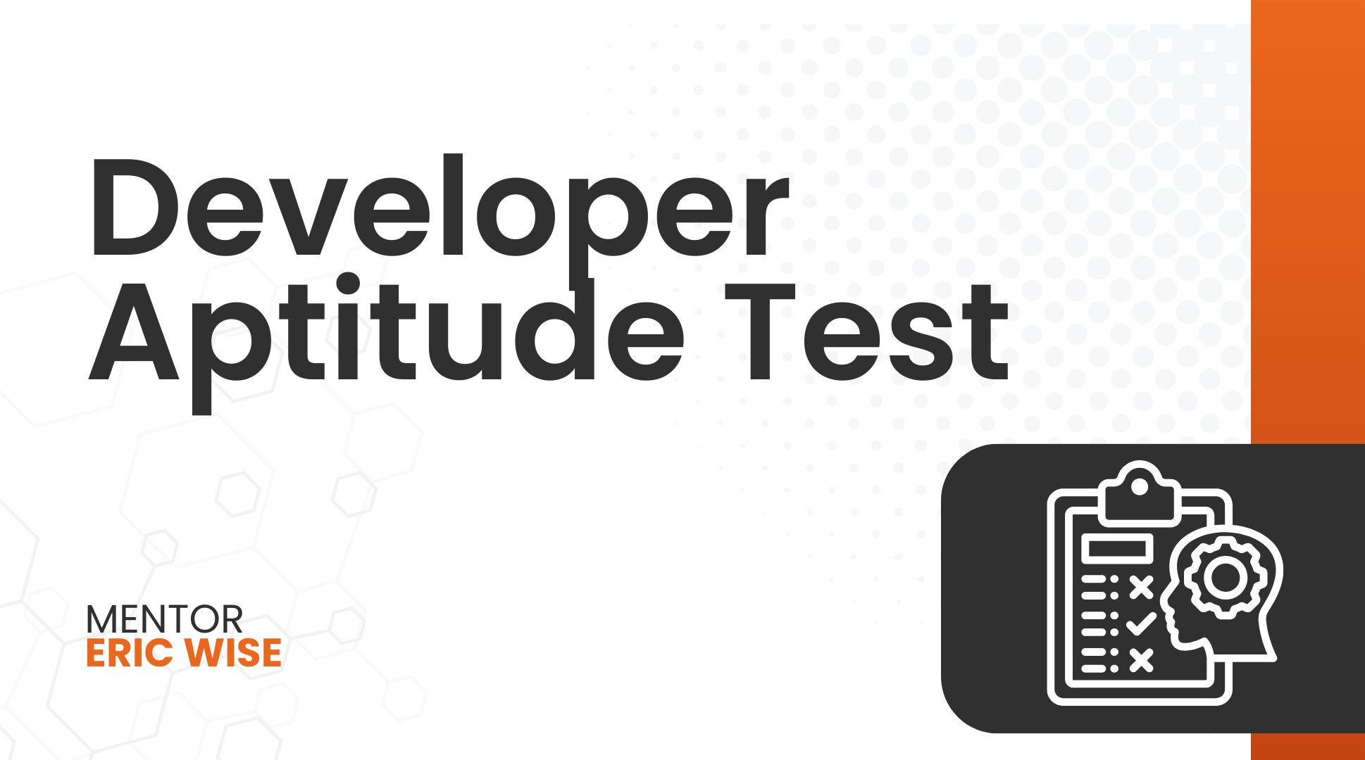 Developer Aptitude Test