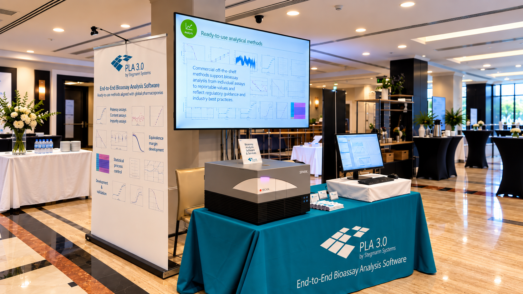 AI-edited photo of the PLA 3.0 booth at BEBPA EU 2026.