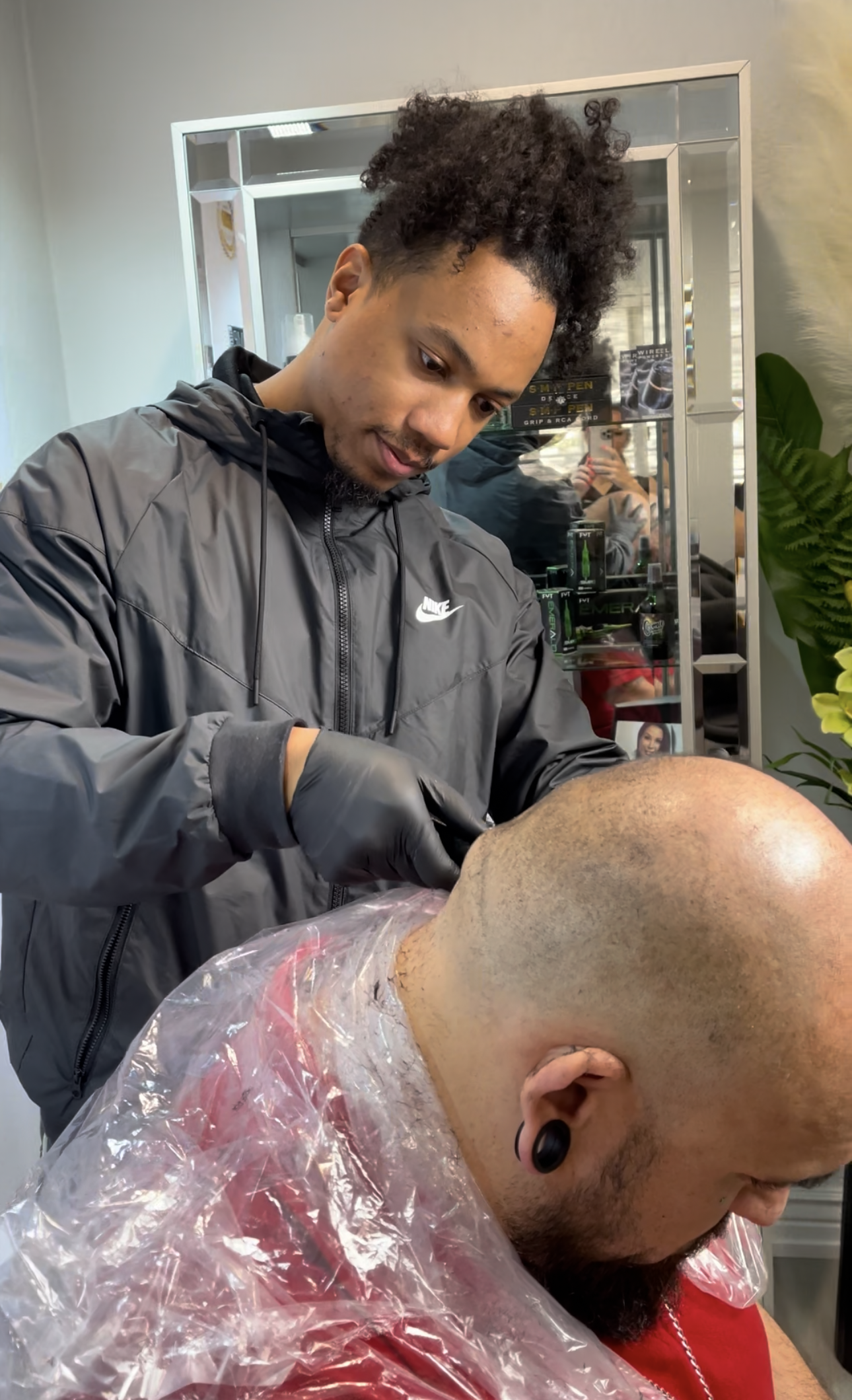 Student practicing SMP technique during hands-on certification course