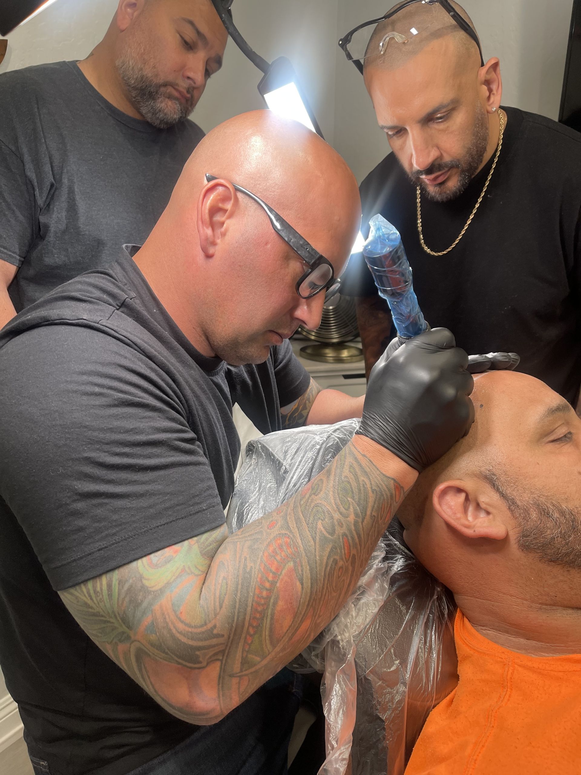 Student practicing SMP technique during hands-on certification course