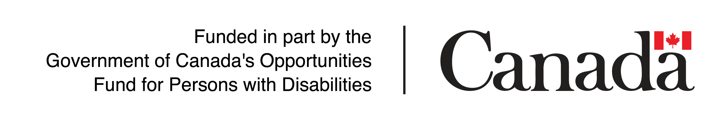 Funded in part by the government of Canada logo