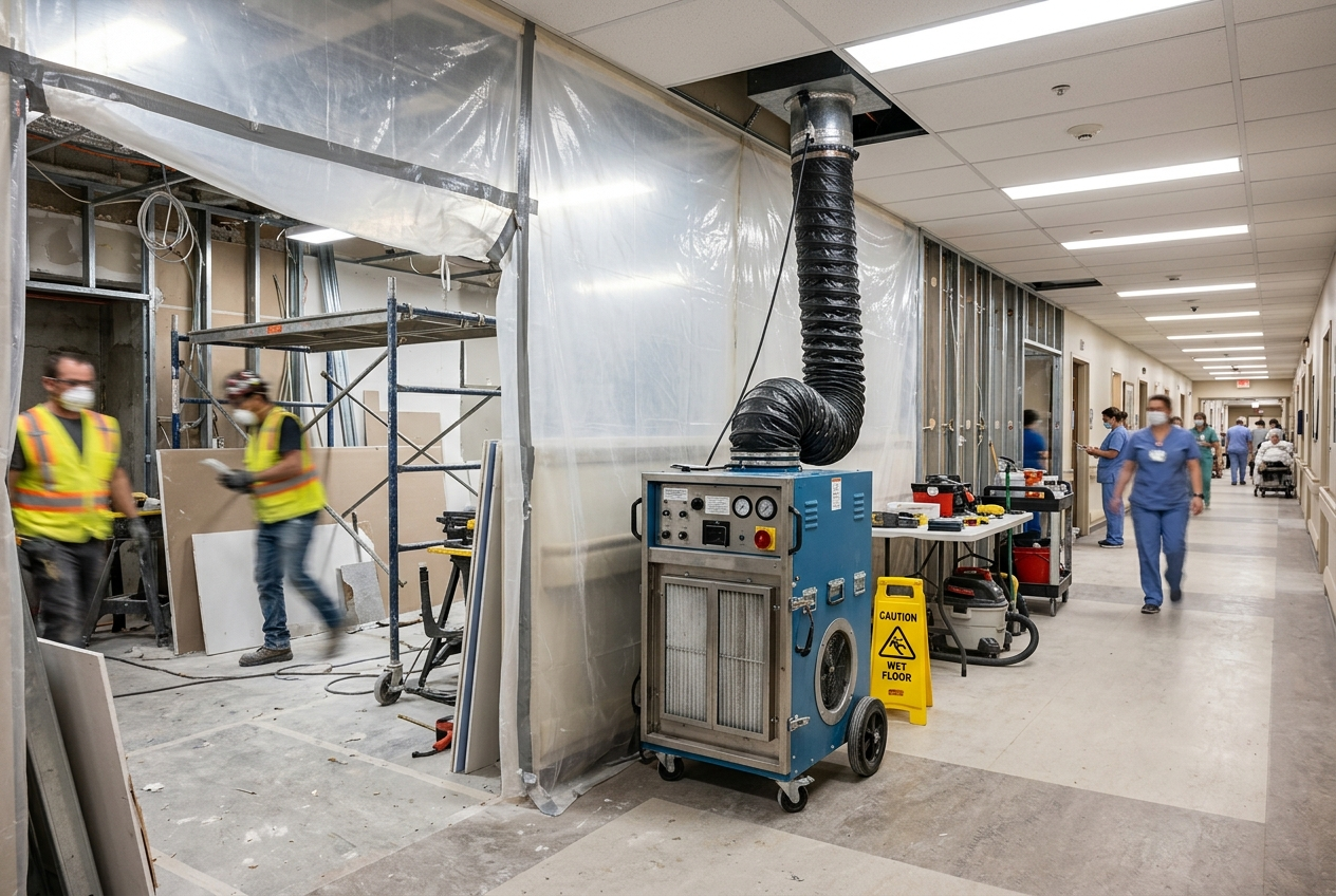 hepa air scrubber rental