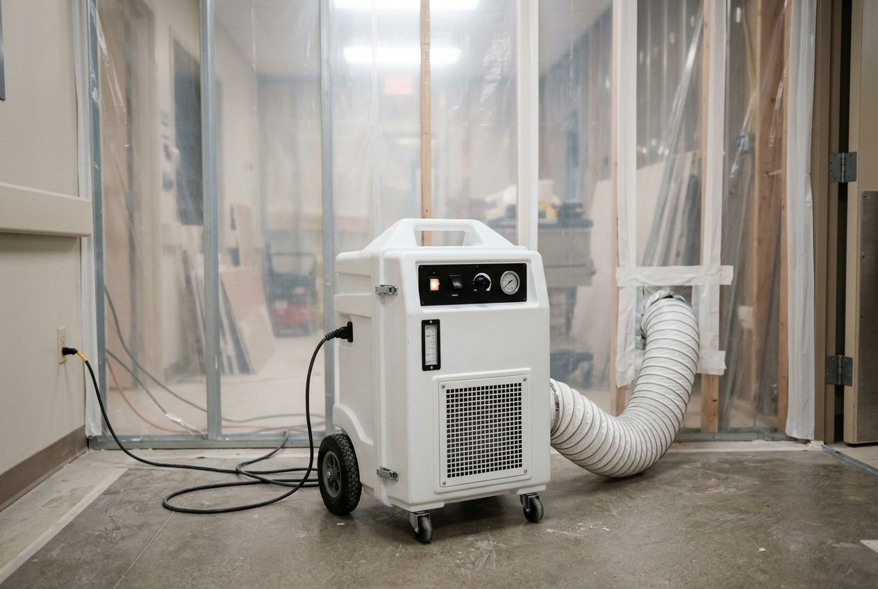 hepa air scrubber machine