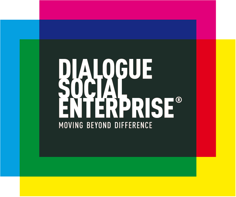 Colorful Logo Dialogue Social Enterprise