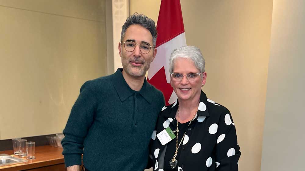 Dr. Mauricio Garcia-Barrera (left) and Ms. Janelle Breese Biagioni