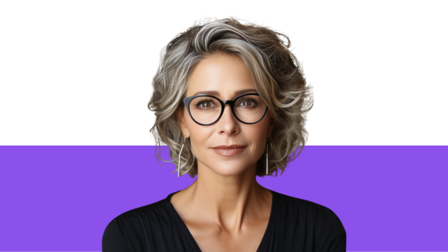 A woman wearing glasses, representing a strong ethical foundation fostered by ethics training.