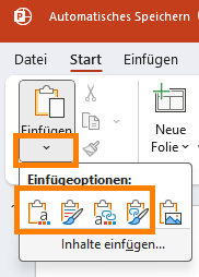 Als Verlinkung das Diagramm einfügen