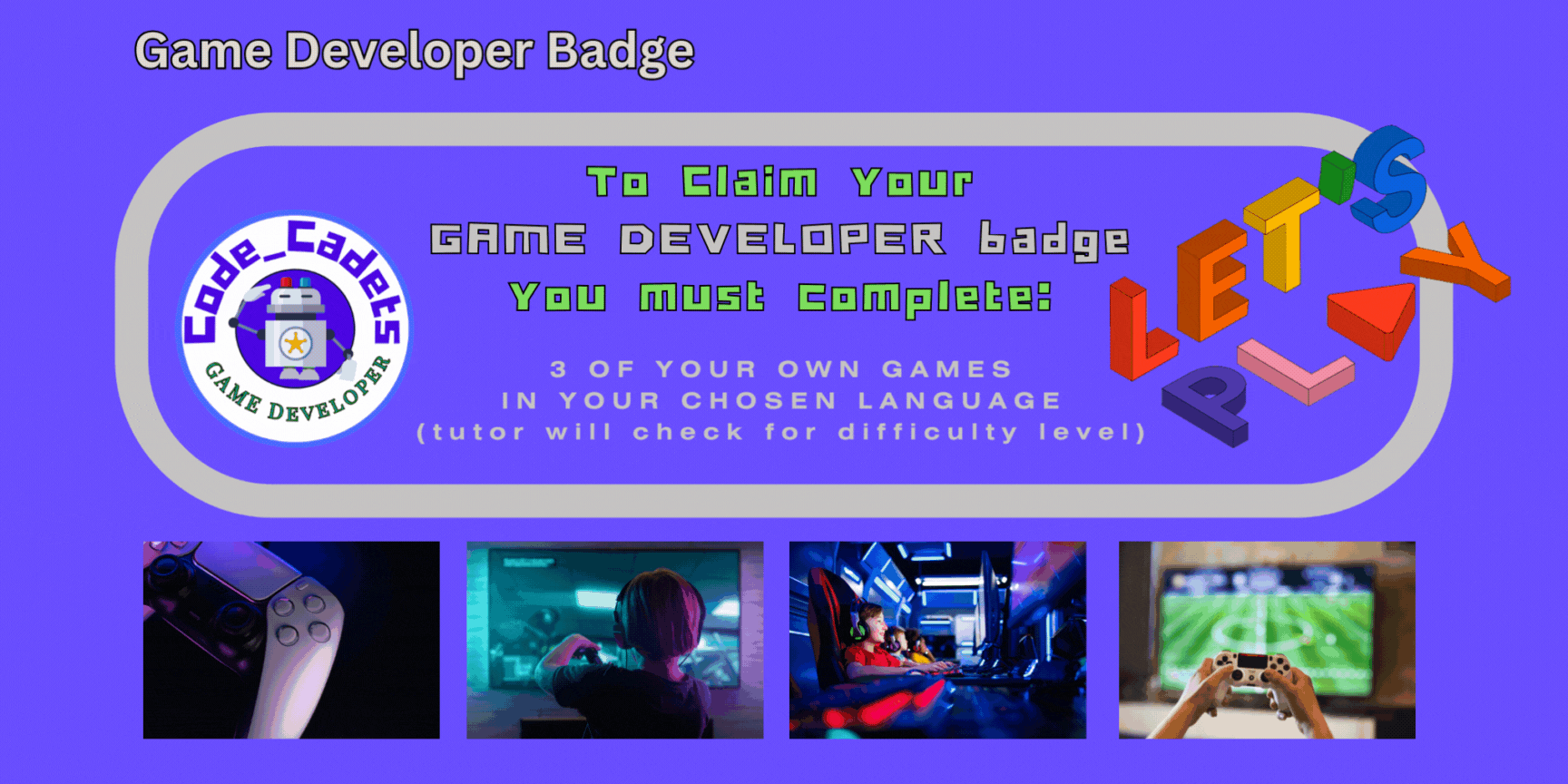 Game Developer Age 8+