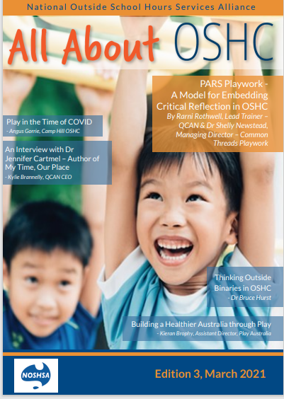 Cover showing PARS playwork practice article