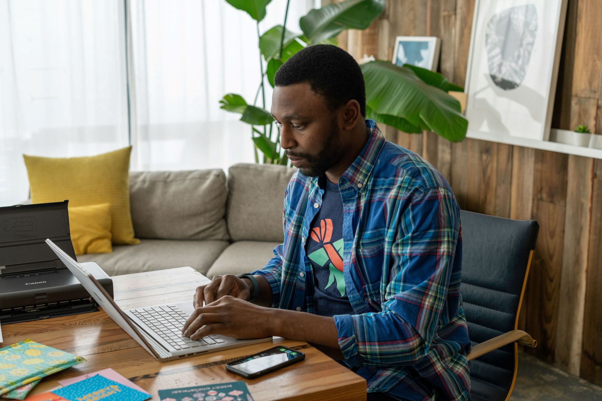 Sustainability finance professional at work