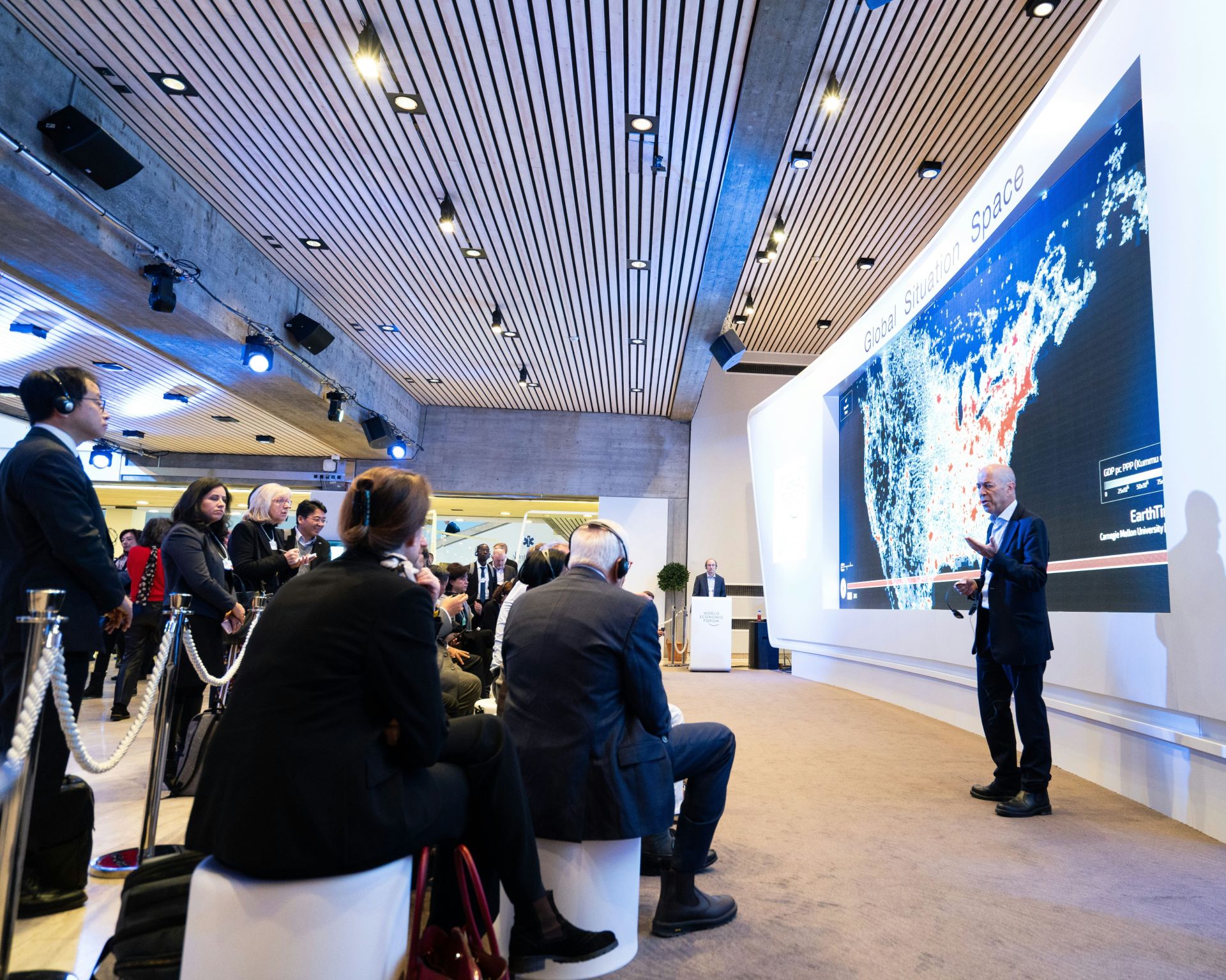 Climate finance professionals in a strategy session