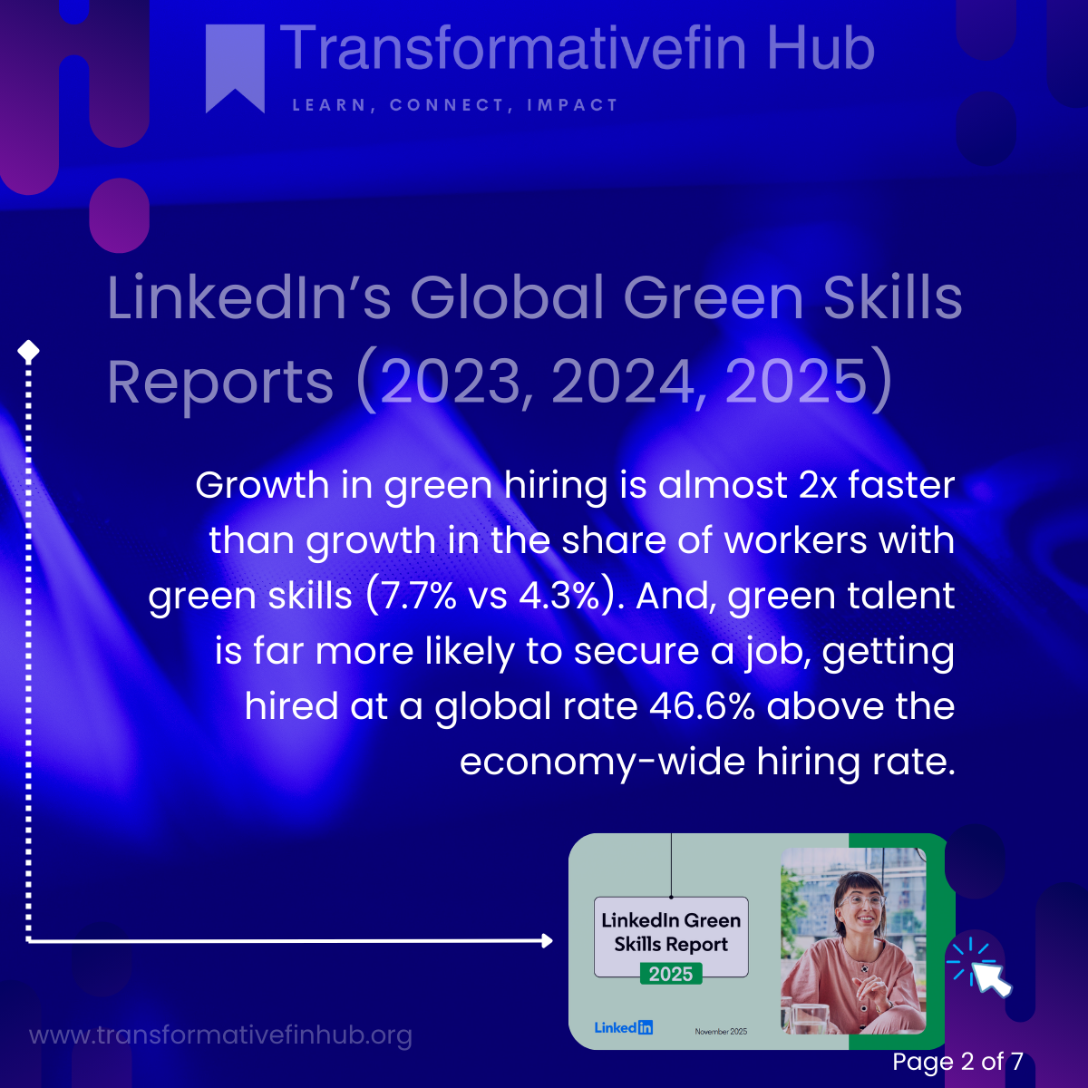 Professional sustainability finance leader
