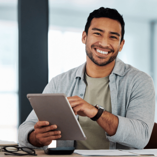 why invest in this course Male practitioner reviewing course benefits