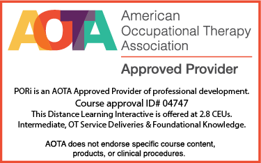 AOTA Approved Provider Course approval badge.