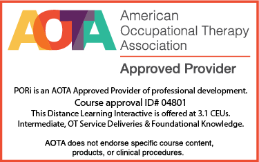 AOTA Approved Provider Course approval badge.