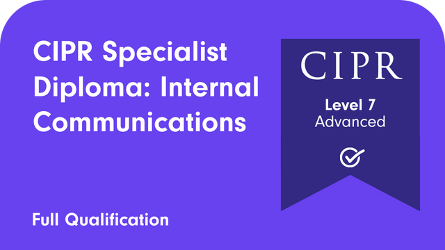 CIPR Specialist Diploma Internal Communications