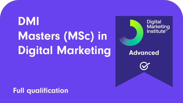 DMI Masters (MSc) in Digital Marketing
